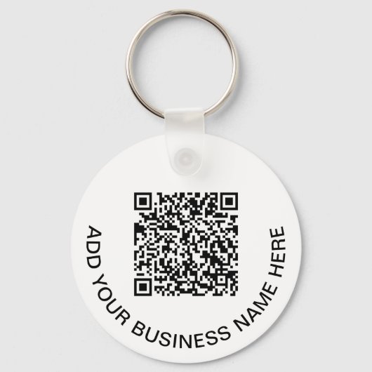 Porte-clés Logo QR Code promotionnel (Recto)