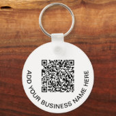 Porte-clés Logo QR Code promotionnel (Recto)