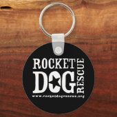 Porte-clés Logo RDR (étoile blanche/blanche) (Recto)