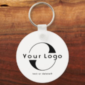 Porte-clés Logo recto verso et code QR sur Clean Company Busi (Recto)