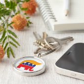 Porte-clés Logo républicain Donald Trump pour éléphants (Côté)