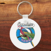 Porte-clés Logo rétro Explore Hawaii (Recto)