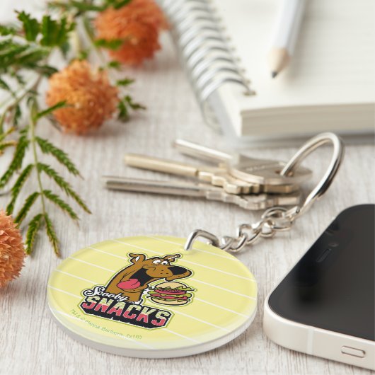 Porte-clés Logo Scooby-Doo "Scooby Snacks" (Devant droit)