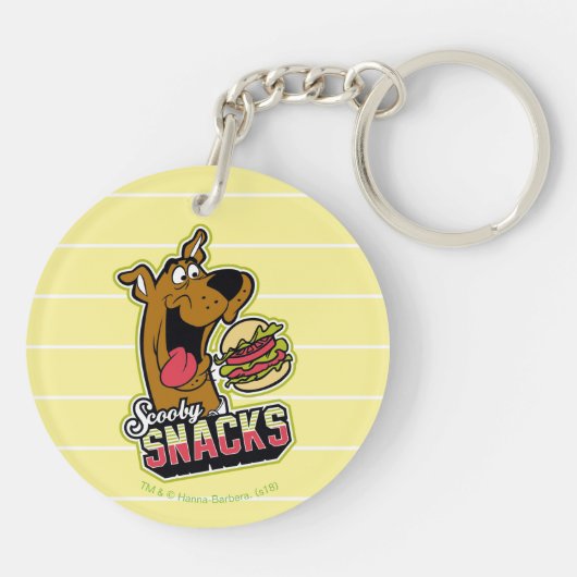 Porte-clés Logo Scooby-Doo "Scooby Snacks" (Dos)