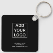 Porte-clés Logo simple personnalisé de l'entreprise (Dos)