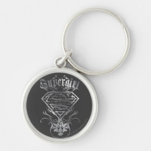 Porte-clés Logo Supergirl Silver