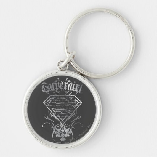 Porte-clés Logo Supergirl Silver (Devant)