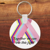 Porte-clés Logo sur le cancer (Recto)