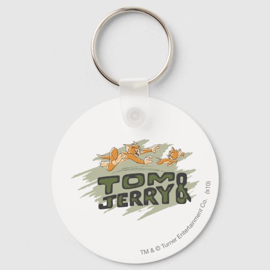 Porte-clés Logo Tom et Jerry Chase (Recto)