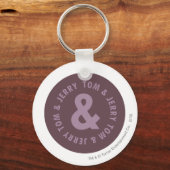 Porte-clés Logo Tom et Jerry Round 9 (Recto)