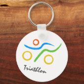 Porte-clés Logo Triathlon (Recto)