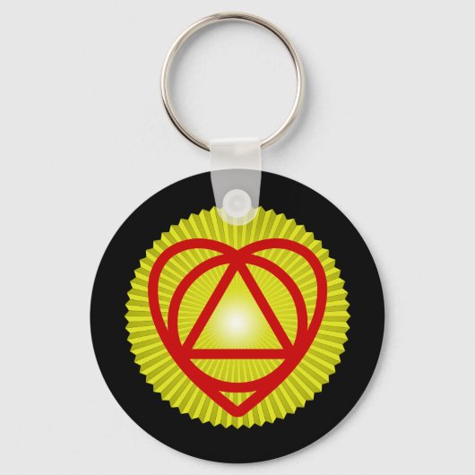 Porte-clés logo unithéiste coup de soleil (Recto)