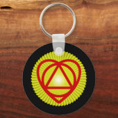 Porte-clés logo unithéiste coup de soleil (Recto)