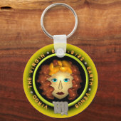Porte-clés Logo Valxart Virgo zodiac (Recto)
