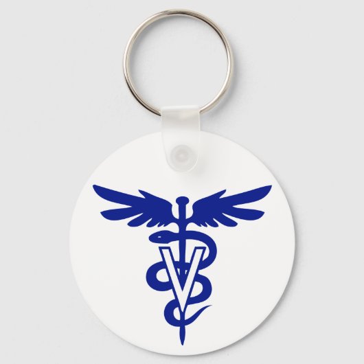 Porte-clés logo vétérinaire 4 (Recto)