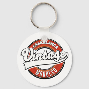 Porte-clés Logo Vintage Casablanca Maroc