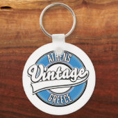 Porte-clés Logo vintage d'Athènes Grèce (Recto)