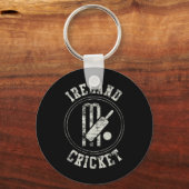 Porte-clés Logo vintage de cricket d'Irlande (Recto)