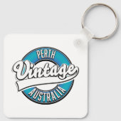 Porte-clés logo vintage de Perth Australie (Dos)