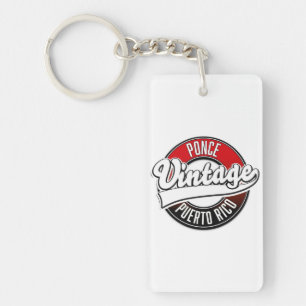 Porte-clés Logo vintage de Ponce Porto Rico