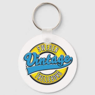 Porte-clés Logo vintage de Trelleborg en Suède