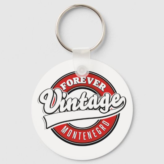 Porte-clés Logo vintage Forever Monténégro (Recto)