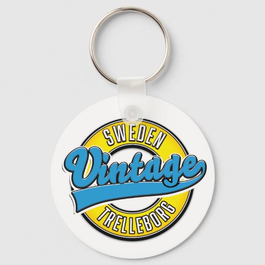 Porte-clés Logo vintage Trelleborg Suède (Recto)