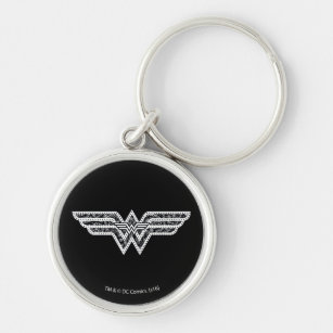 Porte-clés Logo Wonder Woman Paisley