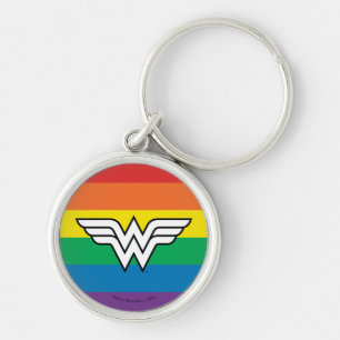 Porte-clés Logo Wonder Woman Rainbow