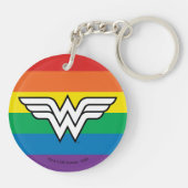 Porte-clés Logo Wonder Woman Rainbow (Dos)