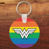 Porte-clés Logo Wonder Woman Rainbow (Recto)
