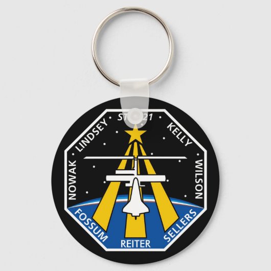 Porte-clés Logo YOUR_NAME_HERE STS-121 (Recto)