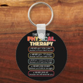 Porte-clés Lois Sur La Thérapie Physique Objectifs Motivation (Recto)
