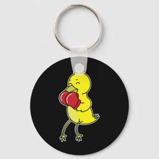 Porte-clés L'oiseau fait de la boxe