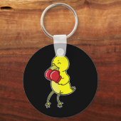 Porte-clés L'oiseau fait de la boxe (Recto)