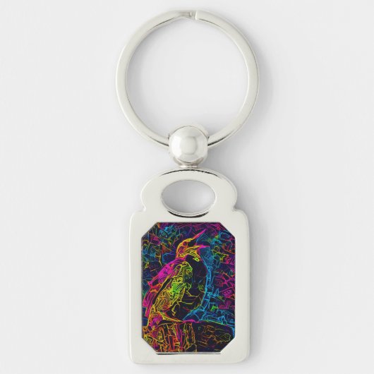 Porte-clés L'oiseau solitaire 3 (Devant)
