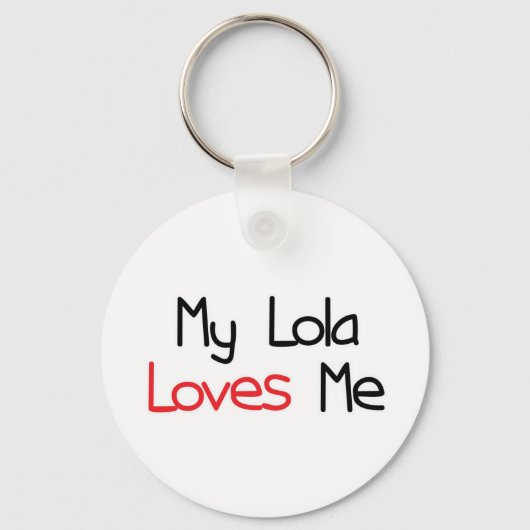 Porte-clés Lola m'aime (Recto)