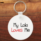 Porte-clés Lola m'aime (Recto)
