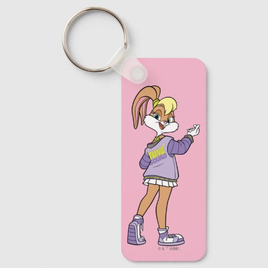 Porte-clés Lola TUNE SQUAD™ Varsity Heart (Recto)