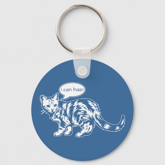 Porte-clés lolcat - je peux l'avoir ? (Recto)
