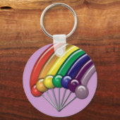 Porte-clés Lollipops et Rainbows Porte - clés personnalisable (Recto)