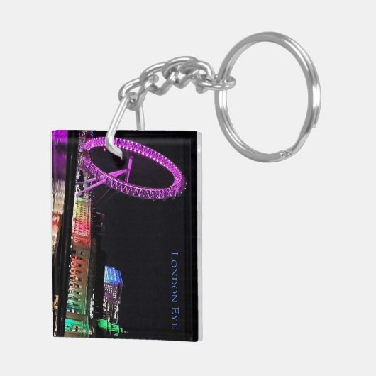 Porte-clés London Eye at Night Acrylic Keychain (Dos droit)