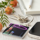 Porte-clés London Eye at Night Acrylic Keychain (Devant Droit)