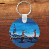 Porte-clés London Tower Bridge avec The Shard (Recto)