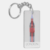 Porte-clés Londres Big Ben Union Jack (Devant gauche)