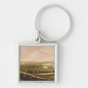 Porte-clés Londres de la colline de Greenwich, c.1680 (huile