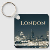 Porte-clés Londres Skyline Panorama Urbain Souvenir Cadeau (Recto)