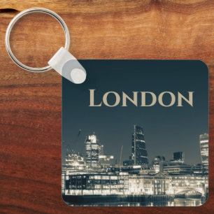Porte-clés Londres Skyline Panorama Urbain Souvenir Cadeau
