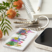 Porte-clés Londres Skyline - Rainbow (Devant droit)