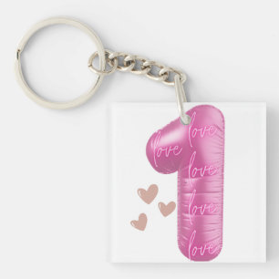 Porte-clés LONE LOVE – Unité, Paix & Vibes Positives